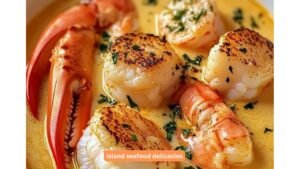 island seafood delicacies.