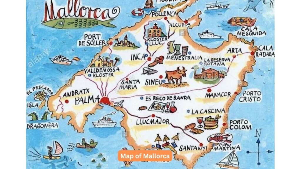 Map of Mallorca