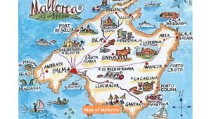 Map of Mallorca